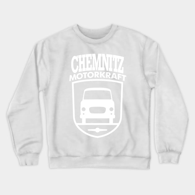 Barkas B1000 Motorkraft Chemnitz coat of arms (white) Crewneck Sweatshirt by GetThatCar